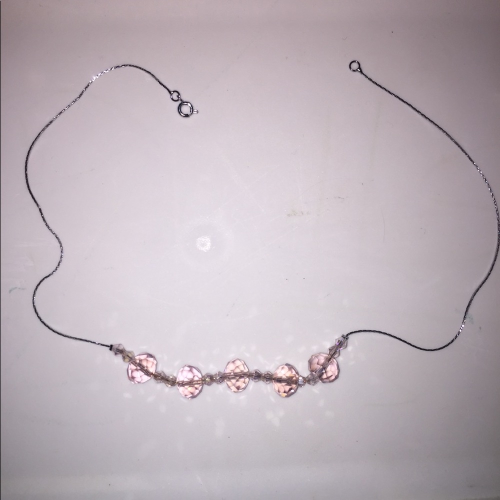 Pink Crystal Necklace